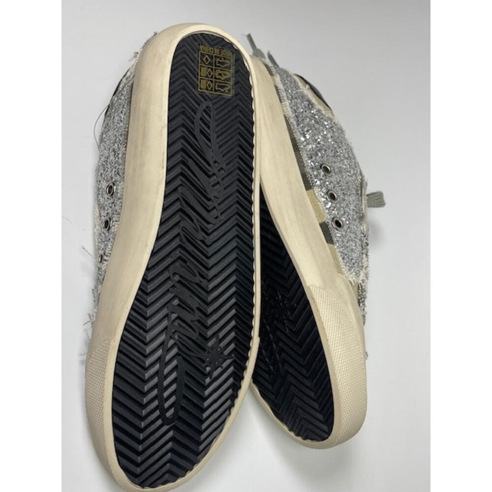 Mi.iM Grande Rubber Sole Lace-up Contrast Glitters Star Sneakers, Size 7.5 - Picture 8 of 14